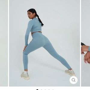 Tala Seamless Zinnia Leggings in Sky Blue XS Brand New
